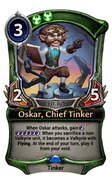 Oskar, Chief Tinker