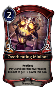 Overheating Minibot