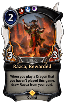 Razca, Rewarded