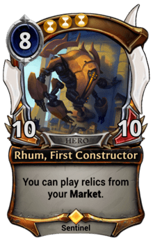 Rhum, First Constructor