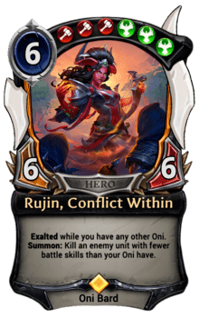 Rujin, Conflict Within