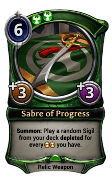Sabre of Progress