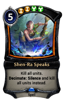 Shen-Ra Speaks card