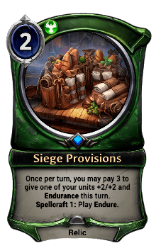 Siege Provisions