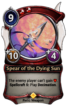 Spear of the Dying Sun