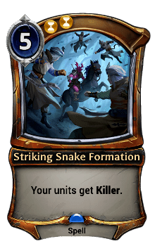 Striking Snake Formation