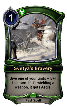 Svetya's Bravery