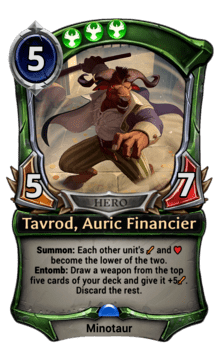 Tavrod, Auric Financier