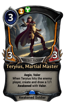 Teryius, Martial Master