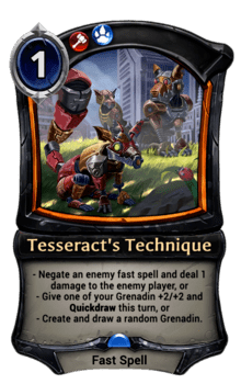 Tesseract's Technique