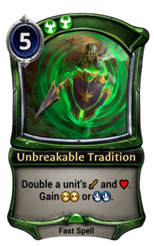 Unbreakable Tradition