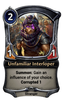 Unfamiliar Interloper
