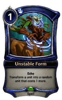 Unstable Form