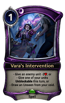 Vara's Intervention