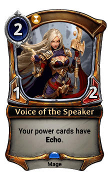 Voice of the Speaker
