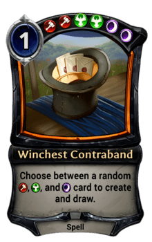 Winchest Contraband card