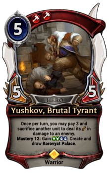 Yushkov, Brutal Tyrant